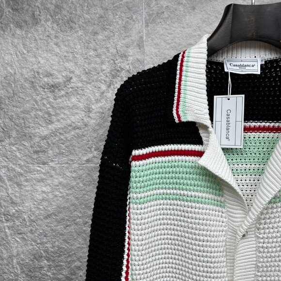 Casablanca Stripe Detail Cardigan - Picture 3 of 9